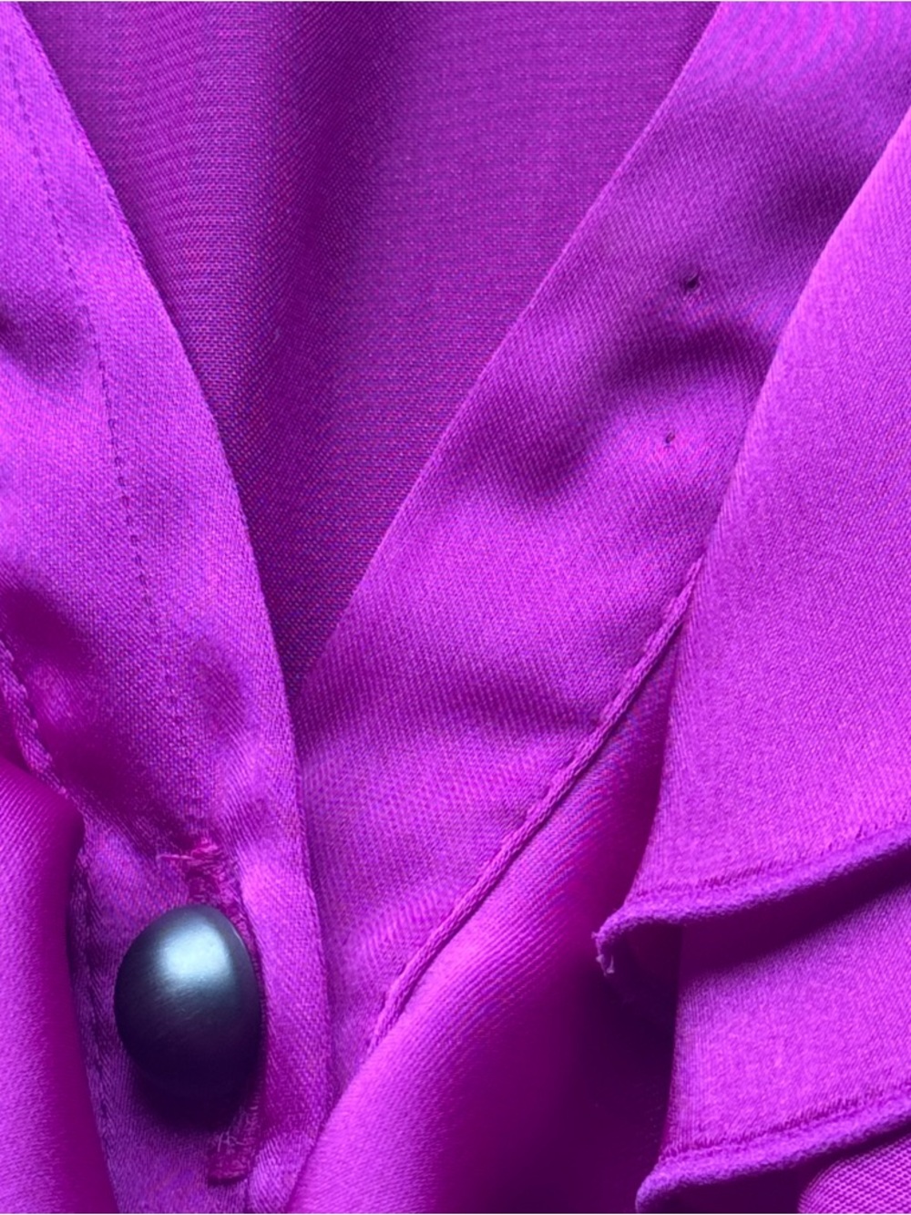 Candie's Sleeveless Ruffle Front Blouse - Violet - Picture 4 of 6